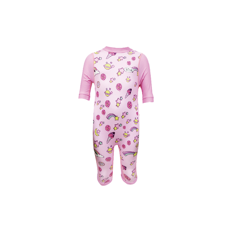 pink, for 4-6 years old, rash guard