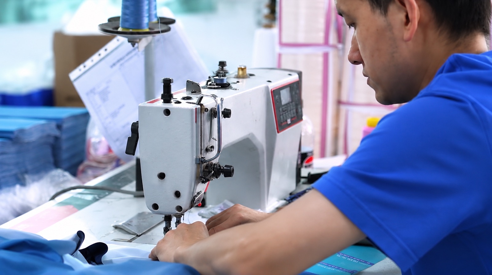 Swim vest factory quality inspection